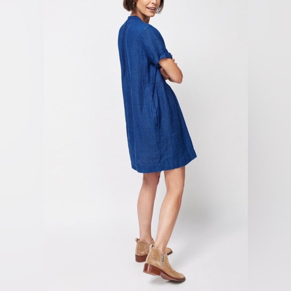 Faherty 100% Linen Gemina Dress, Size XS - Picture 2 of 12